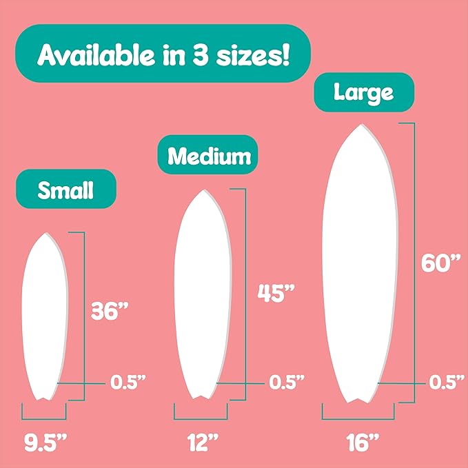 JennyGems Outdoor Decorative Surfboard Wall Art, Pet Wall Decor for Porch, Pool, Fence, PVC Beach House Decoration, Life's Better Sandy Paws, 5 foot
