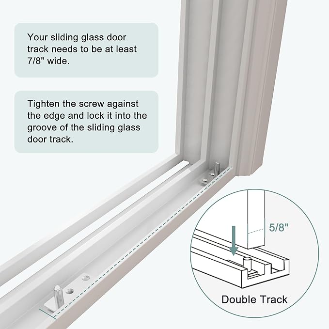 Sliding Glass Pet Door Insert, Up to 35lb for Doggie & Puppies Adjustable 77"-81" Height, Easy Install Aluminum Doggy Door with Lock,Patio Access for Small Pets