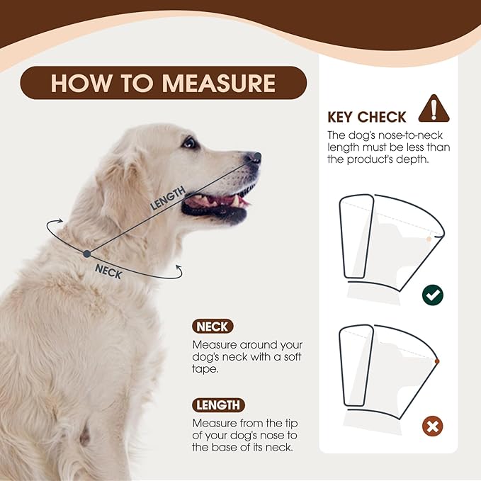 Dog Cone for Large Dogs After Surgery, Adjustable Soft Recovery Cone Collar for Dogs to Stop Licking, Professional Elizabethan Collar for Pet, Recovery Cones for Wound Healing & Hot Spots