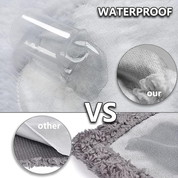Waterproof Pet Blanket Dog Blankets, Pattern Printing Super Soft Warm Fluffy Facecloth Sofa Car Bed Protector, Urine Proof Washable Outdoor Pet Blanket for Puppy Large Dogs & Cats 40 * 30 inch