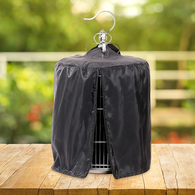 Bird Cage Cover Birdcage Cover Protector Washable Sunproof Dustproof Windproof for Lovebirds Parrot Budgies Home Use Indoor, 30cmx28cm