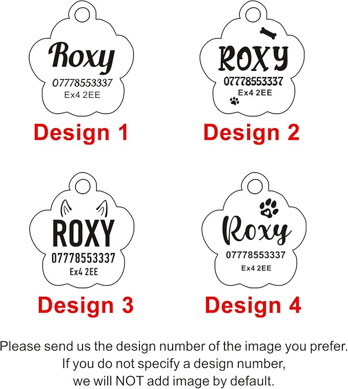 EDSG Cat Dog Tags Personalized for Pets, Dog Name Tags Cat Name ID Tag, Engraved Dog Tags Dog ID Tags Small Glitter Bling ID Tag Paw Print for Cat Pet Dog Puppy(Pink,Design 1)