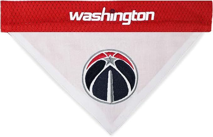 Pets First Pet Bandana. 2 Sided Home & Away Sports Bandana with a PREMIUM Embroidery TEAM Logo, Large/X-Large