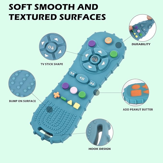 Dog Toys to Keep Them Busy Puppy Teething Toys Dog Chews Dog Products Puppy Toys Dog Chew Toys Dog Teething Toys Dog Toys for Large Dogs Dog Teething Toys Pet Toys for Dogs(Blue)