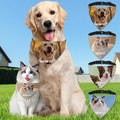 Custom Dog Bandana with Photo Personalized Dog Bandana Custom Image & Text, Unique Pet Scarf for Small Medium Large Dogs Personalized Pet Gift(Photo Custom, X-Large)