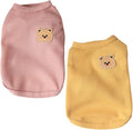 Cotton Dog Shirt Summer Lightweight Pet T-Shirts Soft Breathable Stretchy Cats Dogs Tee Shirt Sleeveless Vest Dog Apparel for Medium Small Dog Clothes