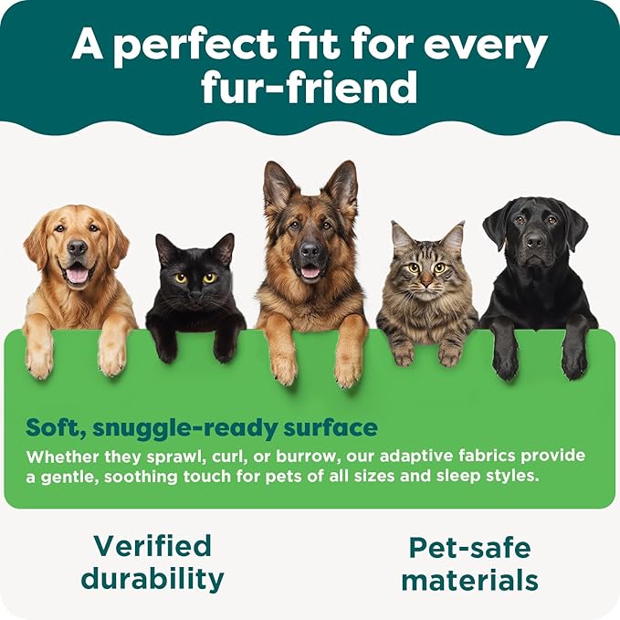 Furhaven Orthopedic Dog Bed for Large Dogs w/ Removable Bolsters & Washable Cover, For Dogs Up to 95 lbs - Quilted Sofa - Toasted Brown, Jumbo/XL