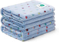 Luciphia 1 Pack 3 Blankets Super Soft Cute Dot Pattern Pet Blanket Flannel Throw for Dog Puppy Cat Medium(30x20), Blue