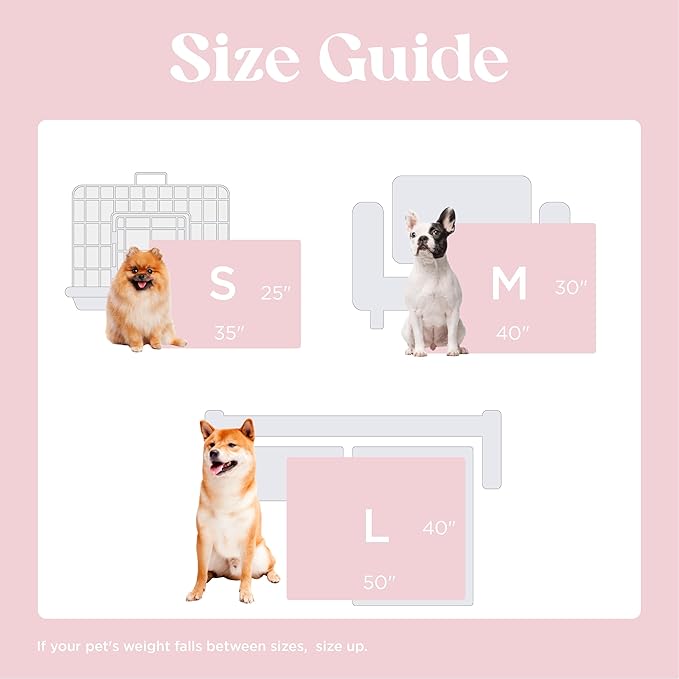 LE SURE Waterproof Puppy Blanket for Small Dogs - Washable Double Sided Dog Blankets with Warm Jacquard Shag and Soft Sherpa Fleece, Pet Cat Blanket for Couch Protection, Bow Design，Pink Taffy