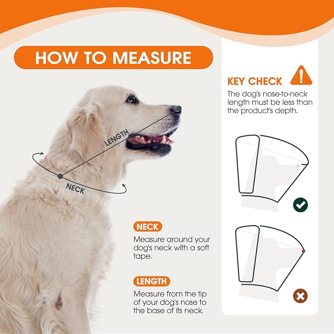 Dog Cone for Large Dogs After Surgery, Adjustable Soft Recovery Cone Collar for Dogs to Stop Licking, Professional Elizabethan Collar for Pet, Recovery Cones for Wound Healing & Hot Spots