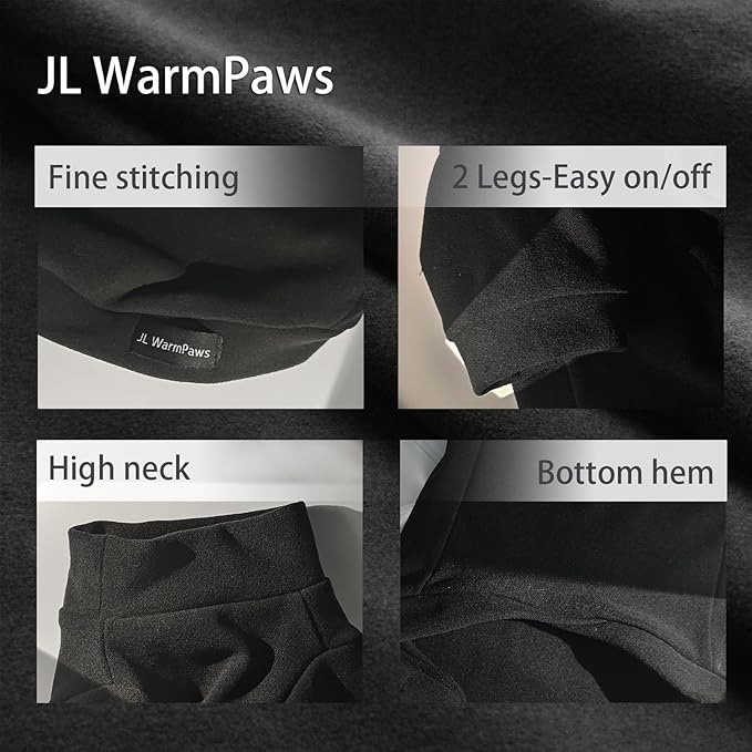 Fleece Sphynx Cat Clothes Soft Hairless Cat Clothes Pullover Cat Sweater for Chihuahua All Season Light and Warm Kitten Cloth for Cats Only Puppy Clothes Small Dog Sweater (Black, X-Large)