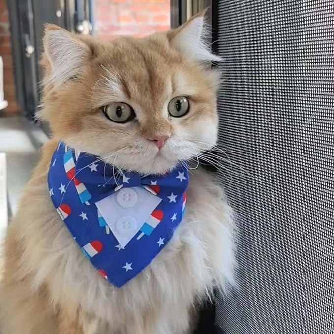 Dog Tuxedo, Adjustable Formal Wedding Outfit Bandana Dog Tux Collar with Bow Tie, Pet Birthday Valentines Outfit Cosplay(Medium)
