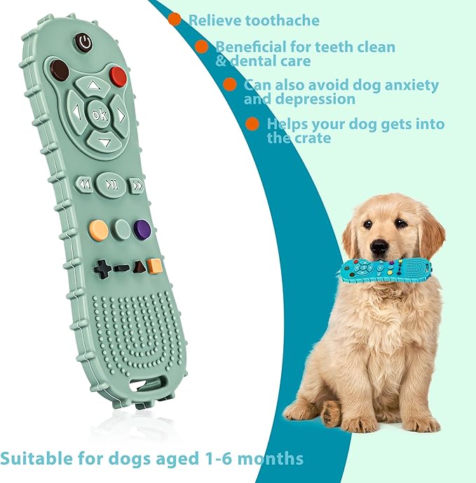 Natural Teething Rubber Chew Toy for Dogs - Stuffable Dog Toy for Extended Playtime - Chew & Fetch Toy for Puppies - for Small Puppies Tough Dog Toys for Aggressive Chewers Small Breed