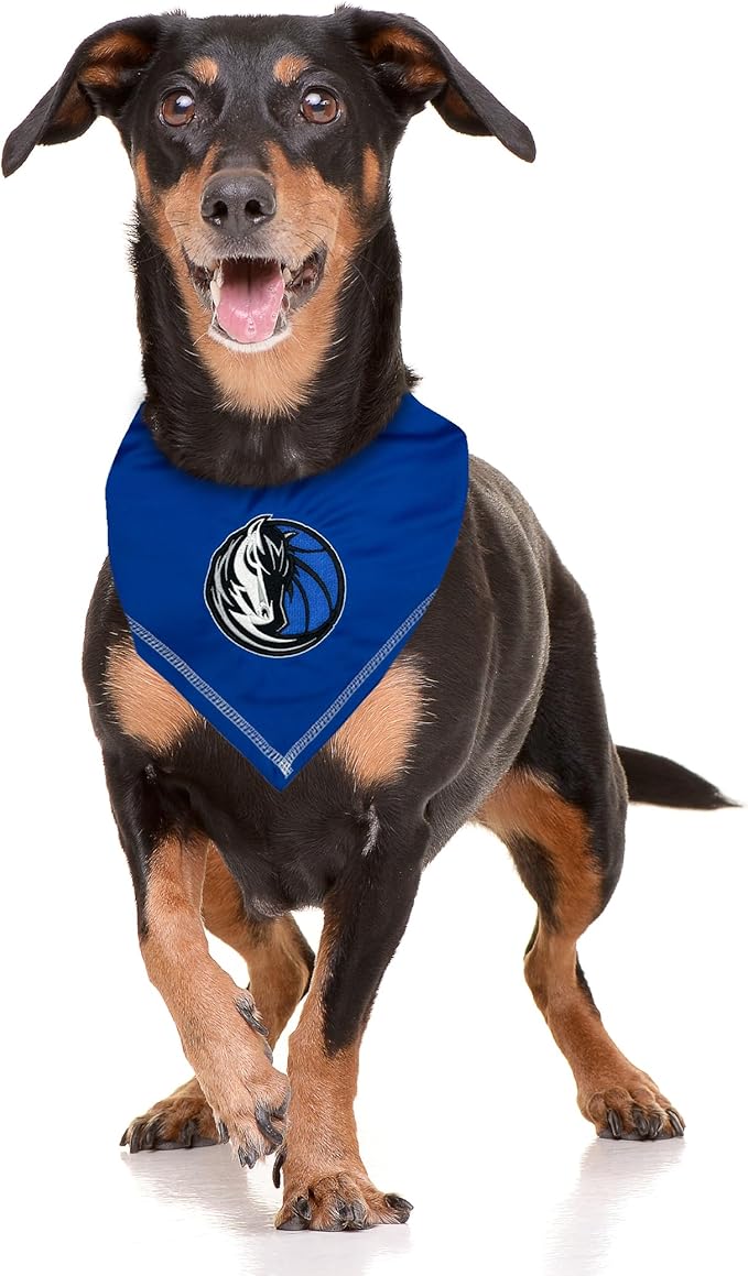 Pets First NBA Dallas Mavericks TIE Bandana, Size Large/X-Large. Dog Bandana Scarf Bib for Pet Cat Dog. The Ultimate Game-Day, Party Bandana