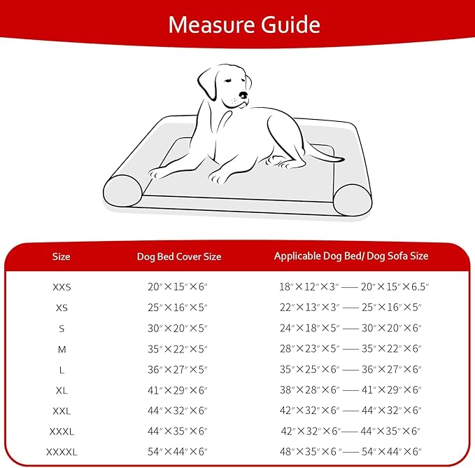Waterproof Dog Bed Covers Replacement Washable Pet Hair Easy to Remove, Noiseless Quilted Puppy Pet Bed Cover Lovely Black Star Print 16x25 Inches, for Dog/Cat, Cover Only