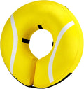BENCMATE Inflatable Dog Cone Collar Alternative, Soft Dog Cone for Small Medium Large Dogs and Cats, Neck Recovery ECollar Donut Collar After Surgery (Large, Tennis)