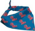 Ole Miss Rebels Officially Licensed Bandana for Dogs and Cats | Fits Pets Great Gift Idea | Easy-to-Tie (Large, 28")