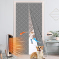 Cotton Thermal Door Screen Draft Stopper Cover Made of Oxford and Cotton Fill Fit 48x97inch Door Screen Door Itself Size 48x96inch Curtains for Winter, Insulated Door Curtain for Doors