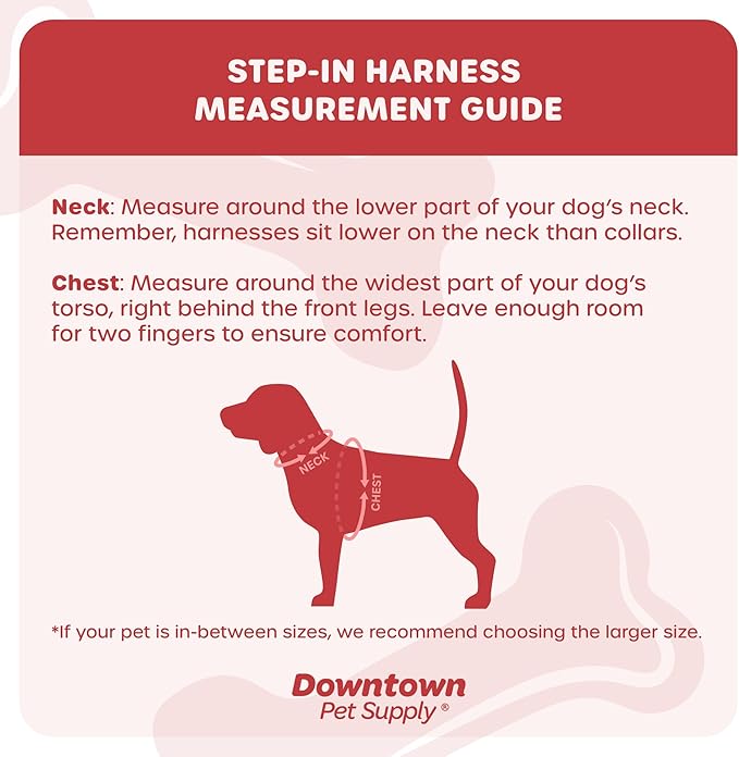 Downtown Pet Supply Step in Dog Harness for Small Dogs No Pull, Large, Hunter Green - Adjustable Harness with Padded Mesh Fabric and Reflective Trim - Buckle Strap Harness for Dogs