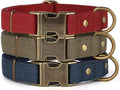 PET ARTIST Dog Collars for Small Dogs, Soft Padded Premium Nylon Dog Collar with Quick Release Metal Buckle, Durable & Adjustable Pet Collars for Boy Gifts, Blue, S (Fit 10-16")
