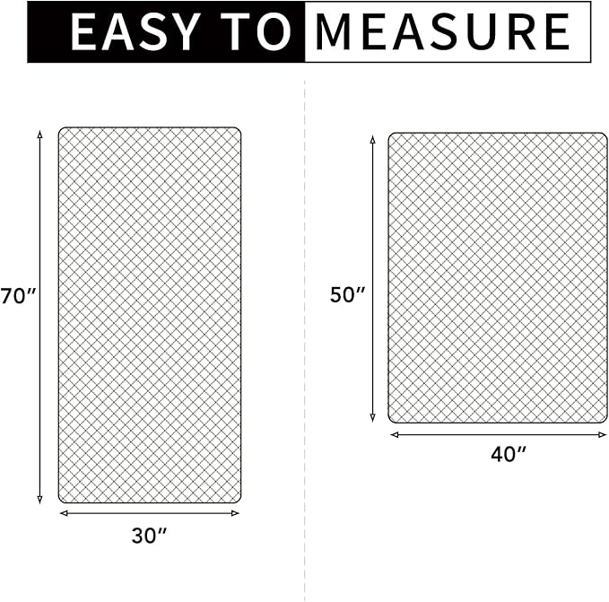 Easy-Going 100% Waterproof Dog Bed Cover, Non-Slip Pet Blanket for Furniture, Washable Couch Cover, Repleasement Sofa Cover (30X70 in, Grey)