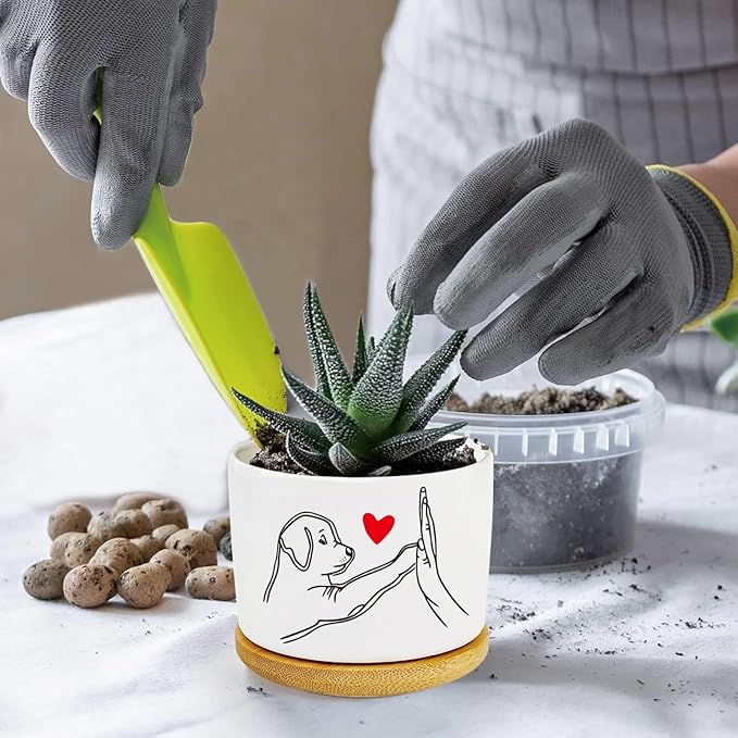 Window Garden Dog Planter Pots,Dog Gifts for Women/Men/Housewarming/Wedding/Festival Birthday Gifts Planter Pots,Outdoors/Indoors,Window Decor,Garden Decor,Yard Decor,Home Decor,Office