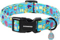 DOGWONG Easter Dog Collar, Cute Easter Egg Pet Collar Durable Holiday Girl Boy Adjustable Cotton Dog Collars with Quick Release Buckle for Small Dogs,S Visit The Elegant Little Tail Store
