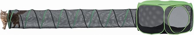 Kitty City Outdoor Catio Furniture and Play Kits for Cats, Combo/Large