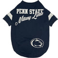 NCAA Penn State Nittany Lions T-Shirt for Dogs & Cats, Medium. Football/Basketball Dog Shirt for College NCAA Fans. New & Updated Fashionable Stripe Design, Durable & Cute Sports PET TEE Shirt Outfit