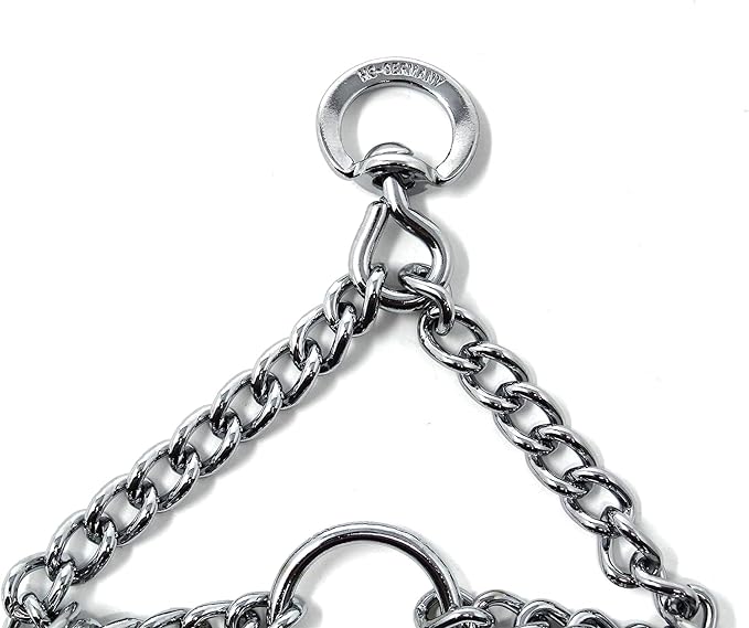 Herm Sprenger Prong Dog Training Collar Ultra-Plus Chrome Plated Steel Pet Pinch No-Pull for Dogs Anti Pull Made in Germany 2.25mm x 13in Small