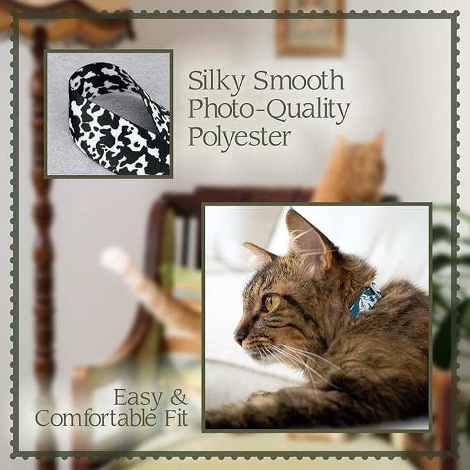 Country Brook Petz - Classic Tie Dye Cat Collar - Groovy Collection Featuring Far Out Designs