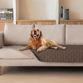 gogobunny 100% Double Sided Waterproof Dog Blanket Soft Pet Bed Cover Reversible Protect Furniture Couch Sofa Car for Puppy Cat Kids (Dark Chocolate/Light Chocolate, 30x80 Inch (Pack of 1))