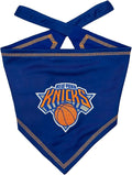 Pets First NBA New York Knicks TIE Bandana, Size Small/Medium. Dog Bandana Scarf Bib for Pet Cat Dog. The Ultimate Game-Day, Party Bandana