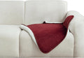 gogobunny Waterproof Pet Blanket for Small Dogs and Cats, Reversible Sherpa Fleece Soft Plush Throw for Couch Protection, Washable Furniture Protector (Romantic Red, 30x30 inches)