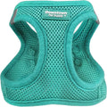 Downtown Pet Supply Step in Dog Harness for Small Dogs No Pull, Medium, Bermuda Blue - Adjustable Harness with Padded Mesh Fabric and Reflective Trim - Buckle Strap Harness for Dogs