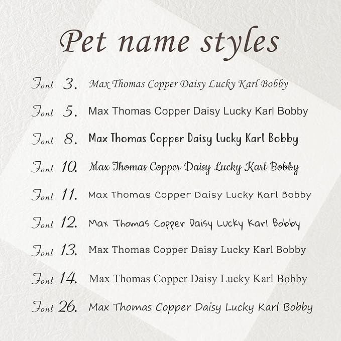 Anavia Slide On Silent Pet ID Tags, S/M/L/XL Personalized Black Stainless Steel Colored Silicone Cat Dog Name Tag, Customized Engraved Nameplate, Quiet Chew-Proof Pet Collar Tag (Yellow, Medium)