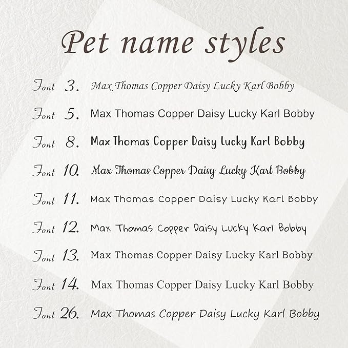 Anavia Slide On Silent Pet ID Tags, S/M/L/XL Personalized Black Stainless Steel Colored Silicone Cat Dog Name Tag, Customized Engraved Nameplate, Quiet Chew-Proof Pet Collar Tag (Blue, X-Large)