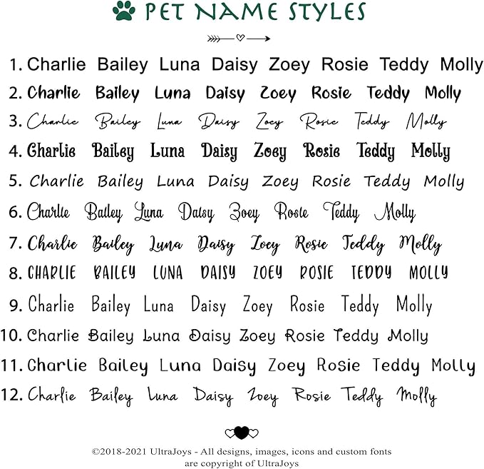 Ultra Joys Dog ID Tag, Custom Dog Tag Personalized Cat Tag, Pet ID Tag, Brushed Stainless Steel Round Dog Tag Gold Medium