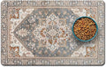 Dog Food Mats for Floors, Absorbent and Quick-Drying Pet Cat Food Mat,Anti-Fouling and Easy-to-Clean Pet Feeding Mat,Dog Bowl Mat for Messy Drinking Water Bowls.17 x27, Bohemia Style