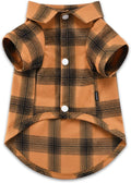 Koneseve Dog Shirt Plaid Dog Clothes for Medium Large Dogs Boy Girl Soft Pet T-Shirts Breathable Outfit Adorable Costume Grid Clothing Birthday Thanksgiving Christmas Sweater Apparel (Yellow; 7XL)