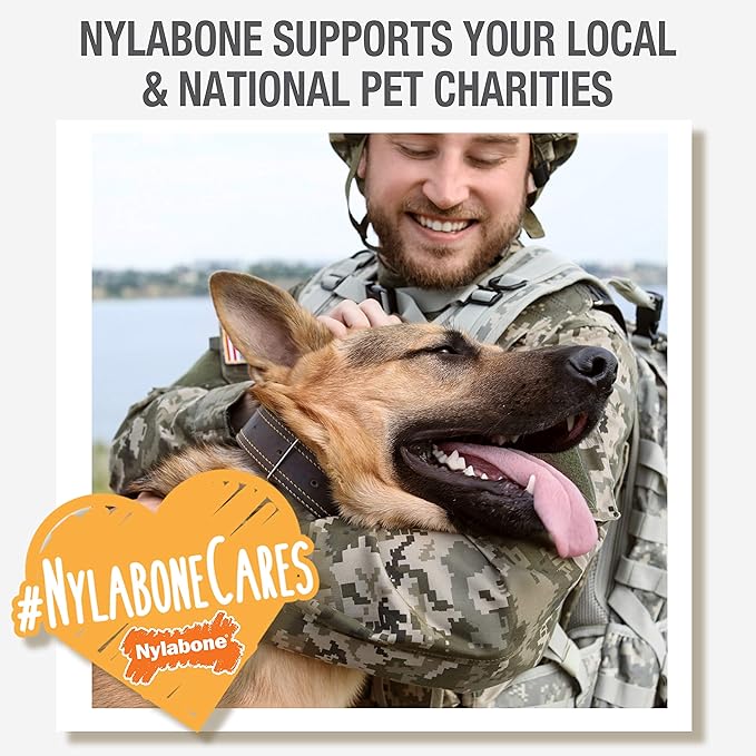 Nylabone Original Bone Flexi Chew Toy for Dogs, Dog Toys for Moderate Chewers, Dog Chew Bones, Chicken & Original Flavor, For X-Small Dogs - Up to 15 lbs, 3 Pack