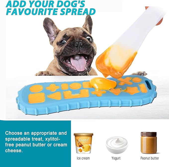 Natural Teething Rubber Chew Toy for Dogs - Stuffable Dog Toy for Extended Playtime - Chew & Fetch Toy for Puppies - for Small Puppies Tough Dog Toys for Aggressive Chewers Small Breed