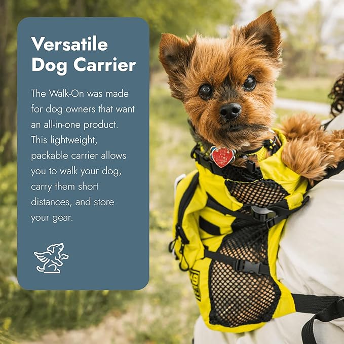 K9 Sport Sack Walk-On | Dog Carrier Dog Backpack with Harness & Storage (Medium, Anthracite Black)
