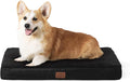 Bedsure Large Dog Bed for Crate - Comfy Flat Pet Beds with Removable Washable Cover, Orthopedic Egg Crate Foam Crate Mat, Suitable for Pet Up to 50 lbs