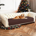 Waterproof Dog Blanket, Non-Slip Soft Pet Bed Cover, Couch Cover for Dogs Washable, Protects Sofa, Furniture, Crate, Car, Tear Resistant Leakproof Pet Blanket (30x70 Inch, Coffee)