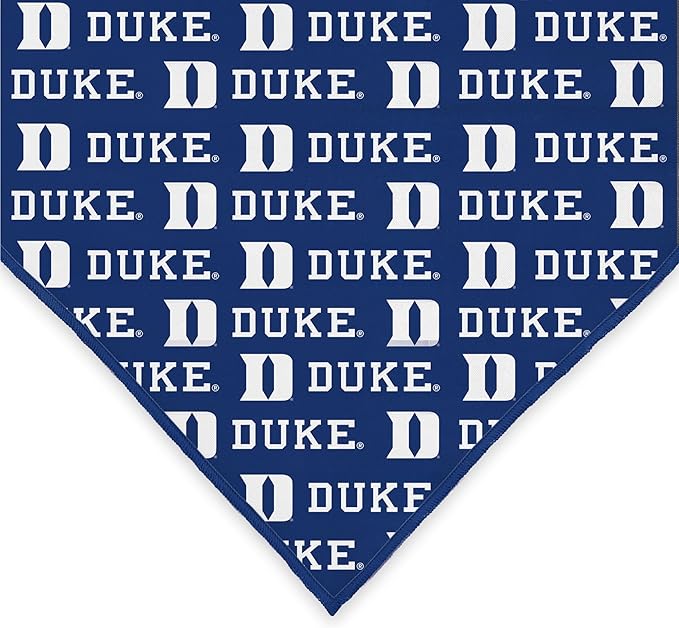 Duke Blue Devils Officially Licensed Bandana for Dogs and Cats | Fits Pets Great Gift Idea | Easy-to-Tie (Small, 13")