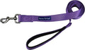 Downtown Pet Supply 6ft Heavy-Duty Dog Leash - Padded Comfort Handle & Stainless Steel Fastener - 0.5in Wide Purple Leash