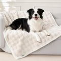 Soft Cozy Waterproof Dog Blanket for Couch - Room Decor Medium Pet Blanket for Furniture Protector, Washable Dog Crate Blankets for Indoors & Outdoors, Cream, 30"x40"