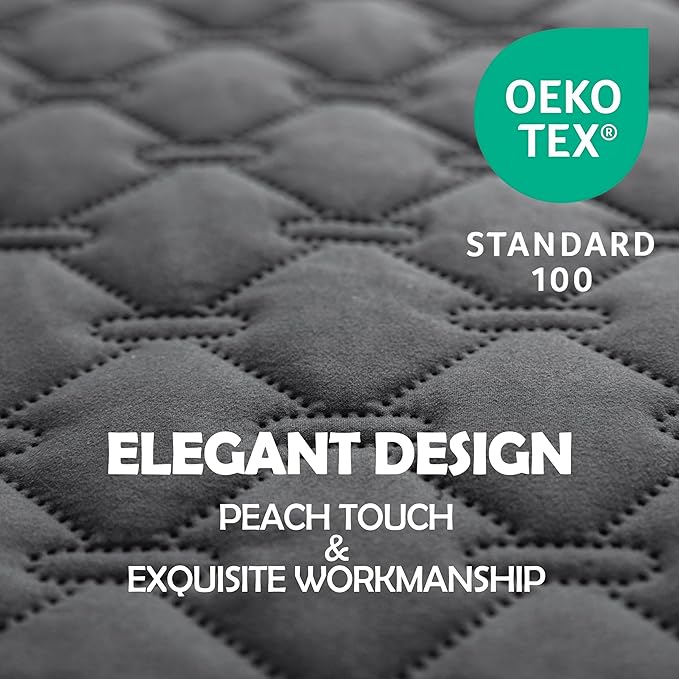 gogobunny 3X Stronger Waterproof Pet Blanket, Scratch Proof Furniture Protector for Dogs Cats, Reversible Cover 30x80 Inch, Dark Grey