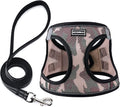 Dog Harness with Leash Set, No Pull Adjustable Reflective Step-in Puppy Pet Vest Harnesses for Small Medium Large Dogs and Cats,Camo Set XL